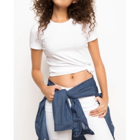 Defacto Kadın Basic Beyaz T-shirt I1062AZ