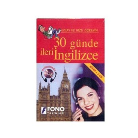 30 Günde İleri İngilizce Eğitim Seti 1 Kitap + 2 CD Fono Yayınları
