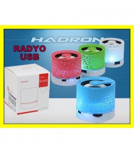 Hadron HD7041 Işıklı Bluetooth Hoparlör Ses Sistemi RADYO/USB