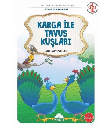 Karga ile Tavus Kuşu Kuşları-Ezop Masalları-1.Sınıf