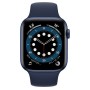 Apple Watch 6 44mm Mavi Alüminyum Kasa ve Spor Kordon