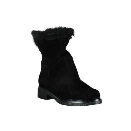 İnci Hakiki Deri Süet Siyah Kadın Bot & Bootie 7120 120130009158