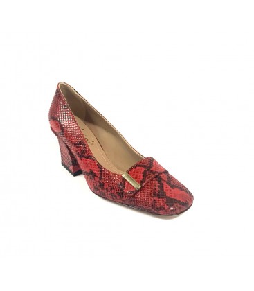 İnci Kırmızı Kadın Klasik Topuklu Ayakkabı 7084