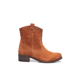İnci Hakiki Deri Süet Taba Kadın Bot & Bootie 6650 120130008604