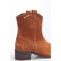 İnci Hakiki Deri Süet Taba Kadın Bot & Bootie 6650 120130008604