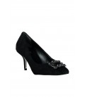 İnci Siyah Kadın Klasik Topuklu Ayakkabı 7131 120130009171