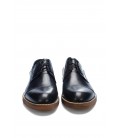 İnci Hakiki Deri Siyah Erkek Oxford Ayakkabı 7001 120130009027