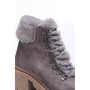 İnci Gri Kadın Bot & Bootie 6850 120130008873