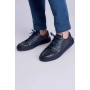 İnci Hakiki Deri Lacivert Erkek Sneaker 7082 120130009114