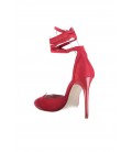 İnci Kırmızı Kadın Klasik Topuklu Ayakkabı 5648 120130005554