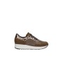İnci Hakiki Deri Süet Haki Kadın Sneaker 4404 120130002999