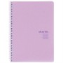 Keskin Color Pastel Note 17x24cm 80 Yaprak Çizgisiz Pp Kapak Spiralli Defter 60 gram 327750-99