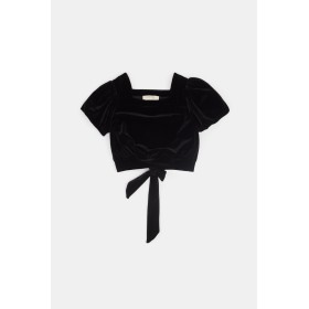 BG Store Kız Çocuk Siyah Bluz 20fwts0t337