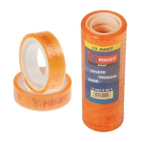 Mikro 11mm 20 mt Şeffaf Bant (Para Bandı)