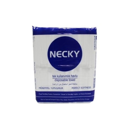 Necky Tek Kullanımlık Havlu Tekli Paket 100'lü 70 cm x 40 cm