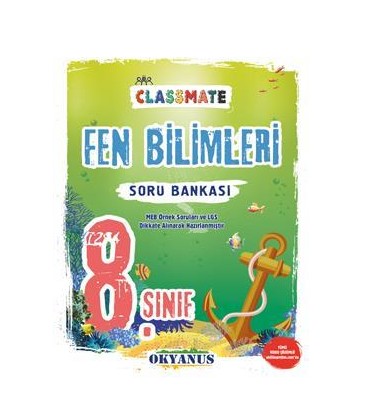 8. Sınıf Classmate Fen Bilimleri Soru Bankası - Okyanus Yayınları