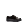 İnci Hakiki Deri Süet Siyah Kadın Sneaker 4468 120130003051