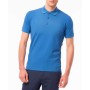 Dufy İNDİGO İNCE MISIR PAMUĞU DÜZ POLO YAKA ERKEK T-SHİRT - SLIM FIT DU1172041003