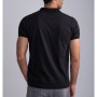 Dufy Siyah Polo Yaka Baskılı Erkek T-Shirt DU2172041003