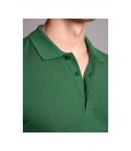 Dufy Çimen Yeşili Polo Yaka Baskılı Erkek T-Shitr - Regular Fit DU2172041001
