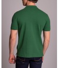 Dufy Çimen Yeşili Polo Yaka Baskılı Erkek T-Shitr - Regular Fit DU2172041001