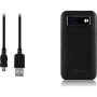 Ktools Display 6000 Mah Çift USB Girişli Ekranlı Powerbank Siyah