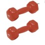 Voit 4kg Vinyl Dipping Dambıl DB-21 Turuncu 2 Adet