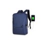 My Valice Unisex Active Usb Şarj Girişli Slim Notebook Sırt Çantası Lacivert Mv0096