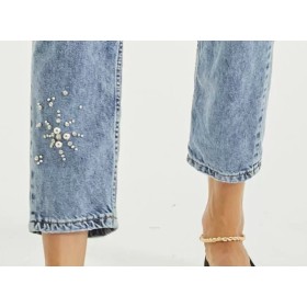 Venöve Easy Kadın Kot Pantalon  21FW664 Açık Mavi