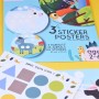 Kidmosfer - 3'lü Sticker Poster - Orman Kutup ve Çiftlik