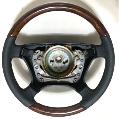 Mercedes W123 Zebrano Kaplama Direksiyon Simidi Vites Topuzu Seti