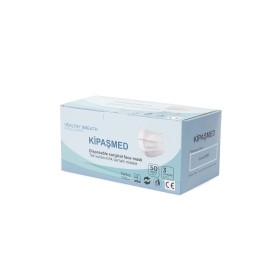 Kipaşmed Tek Kullanımlık 3 Katlı Beyaz Maske