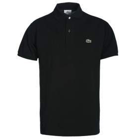 LACOSTE L1212 SIYAH KLASIK FIT PIKE POLO T-SHIRT