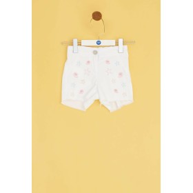BG Baby Kız Bebek Beyaz Şort 20SS0BG2106