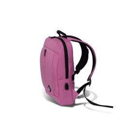 My Valice Smart Bag Galaxy Usb Şarj Girişli Notebook Sırt Çantası Pembe MV2839