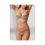 Suwen Linda Lace Dolgusuz Straplez Sütyen - VİZON SW5365