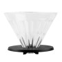 Timemore Cam V60 Dripper Crystal Eye 02 (2-4 Fincan, Siyah Tabanlı)