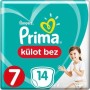 Prima Külot Bebek Bezi 7 Beden 14 Adet 17+kg