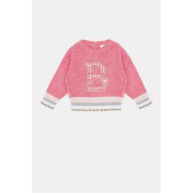 BG Baby Kız Bebek Pembe Kazak 20fw0bg2416