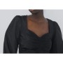 Zara Poplin Crop Top Siyah Sweatshirt 3564/171