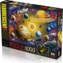 Ks Games 1000 Parça Solar System Puzzle Gece Parlayan Neon