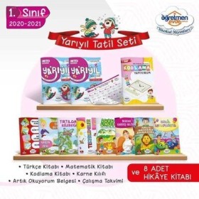 Öğretmen Evde 1. Sınıf Yarıyıl Tatil Kitabı Seti