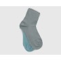 Socksmax Mavi Simli Kadın 2Li Çorap 80205054102