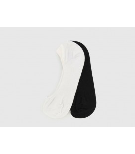 Socksmax Siyah Kadın 2Li Çorap 80202235001