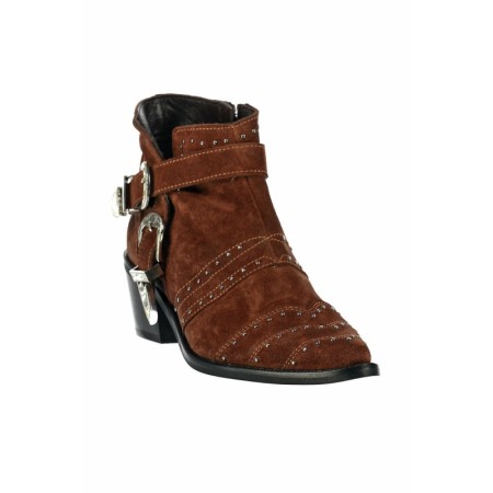 İnci Hakiki Deri Süet Taba Kadın Bot & Bootie120130003708