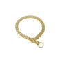 Doggie Eğitim Serisi Çift Zincirli Köpek Boyun Tasması 2,5x35-45cm GBDZT50GOLD