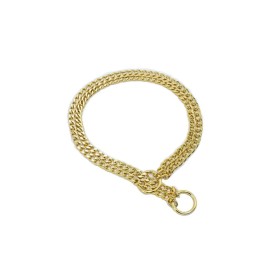 Doggie Eğitim Serisi Çift Zincirli Köpek Boyun Tasması 2,5x35-45cm GBDZT50GOLD