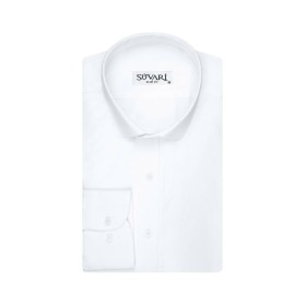 SÜVARİ Slim Fit Beyaz Erkek Gömlek GM1007100375