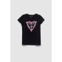 Guess Kız Çocuk Siyah T-shirt 21SSGJ1RI04
