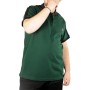 Modexl Erkek Yeşil Büyük Beden T-shirt Polo Choose Your Mode 21336 Nefti